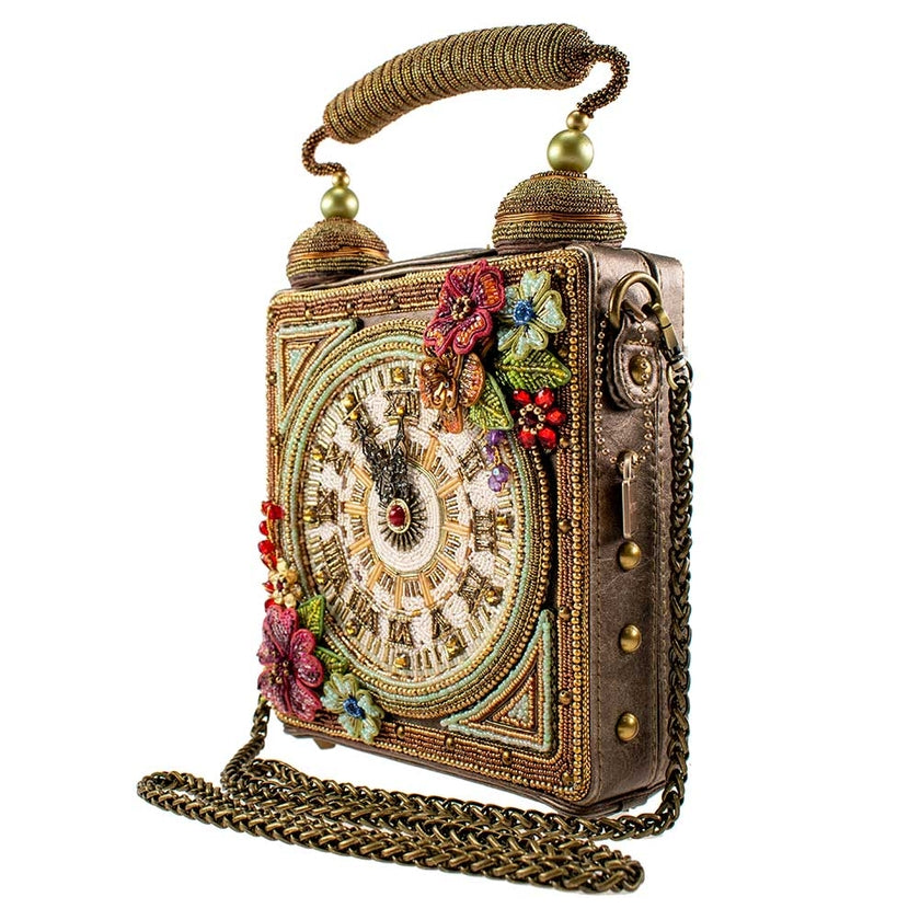 Sac à main à poignée supérieure avec horloge « Time of Your Life » de Mary Frances