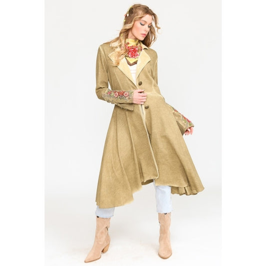 Aratta The Heart of Autumn Coat in Antique Bronze