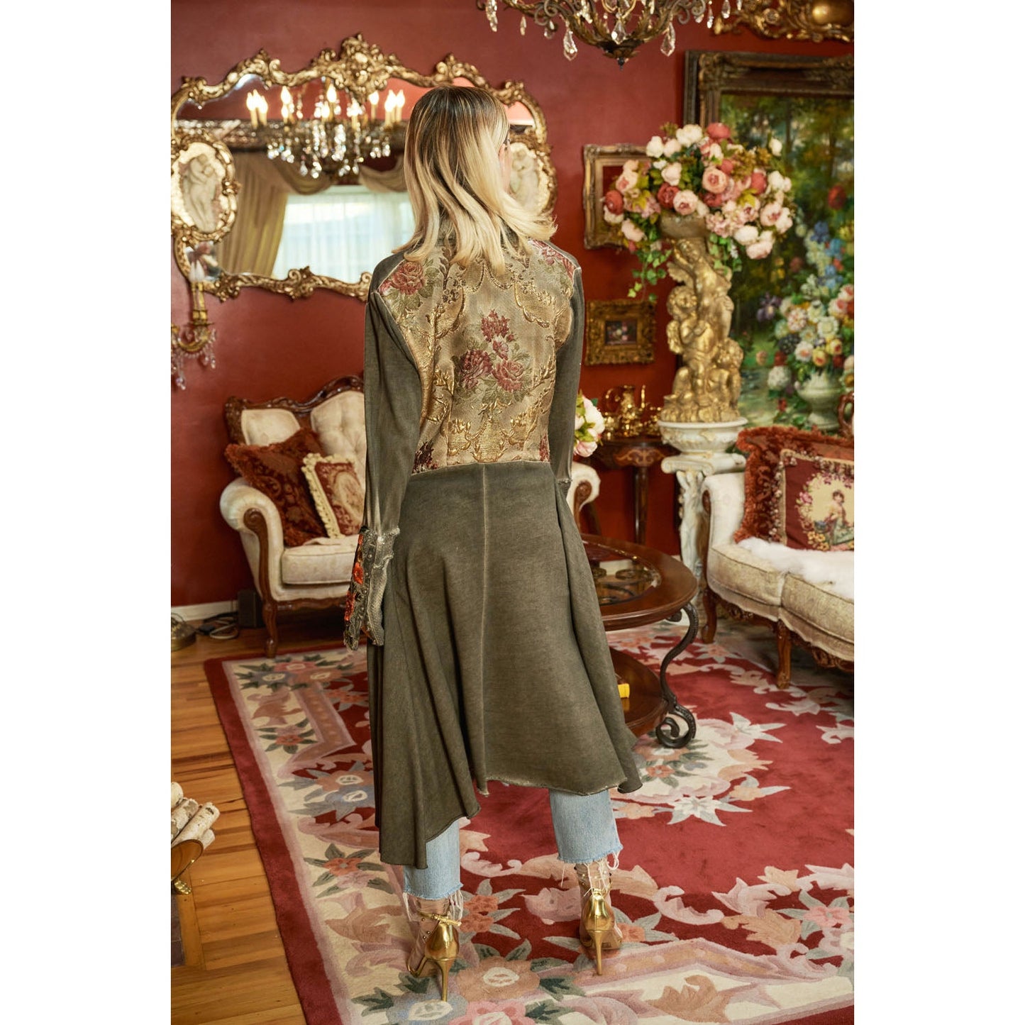 Aratta The Heart of Autumn Coat in Vintage Ash