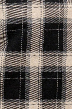 Black Plaid Skort