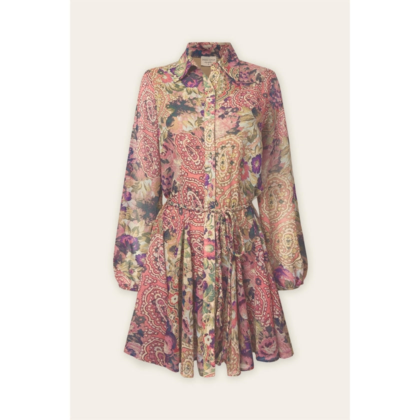 Simply Biased Flared Mini Dress