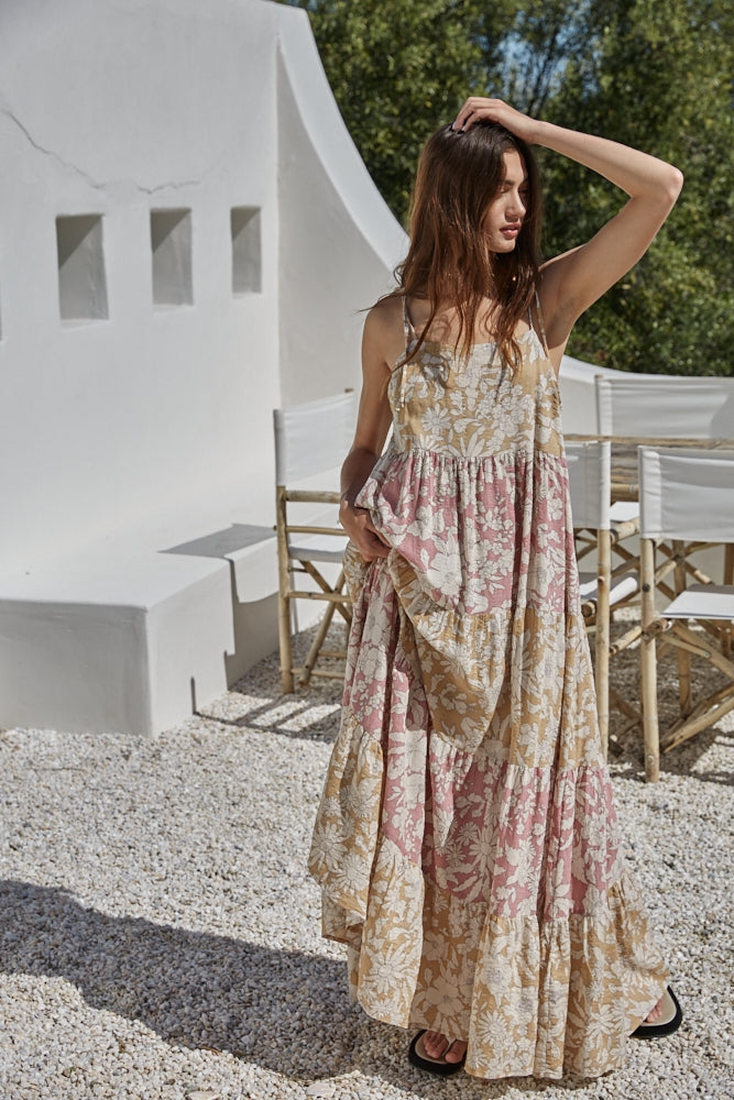 By Together Golden Hour Floral Maxi Dress