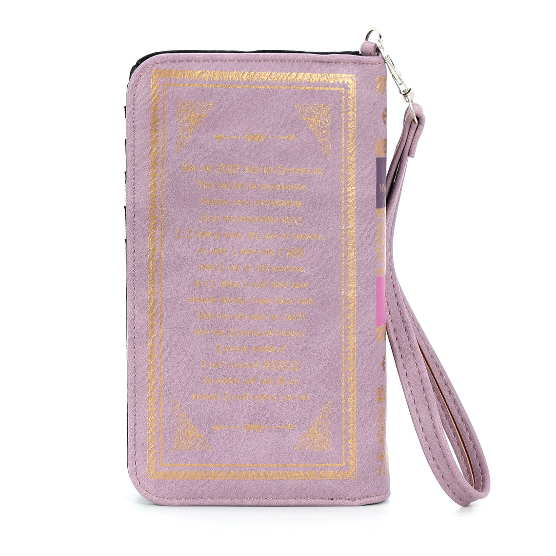Cartera con forma de libro de Alicia en el país de las maravillas