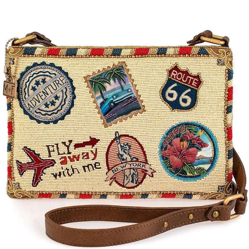 Sac bandoulière Mary Frances World Traveler