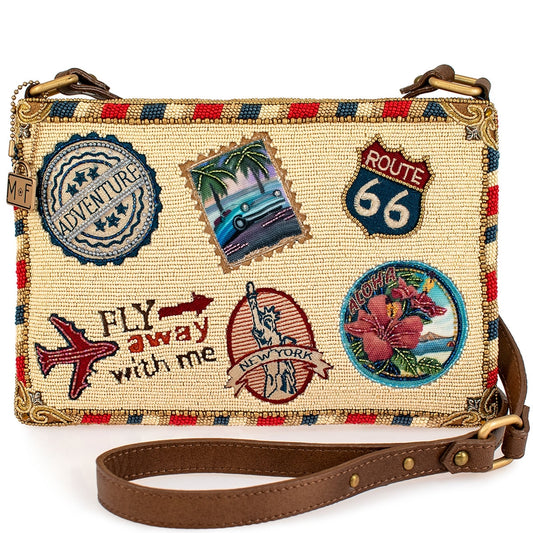 Sac bandoulière Mary Frances World Traveler