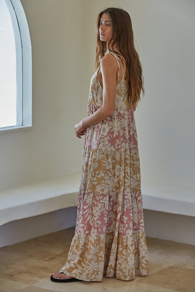 By Together Golden Hour Floral Maxi Dress