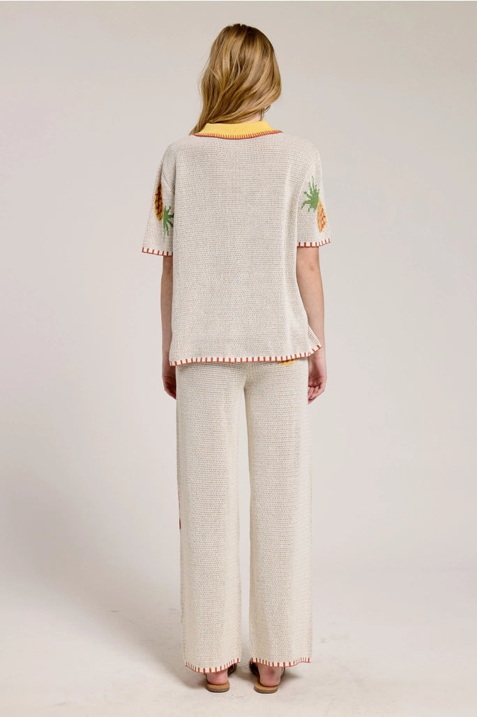 Flamingo Knit Top