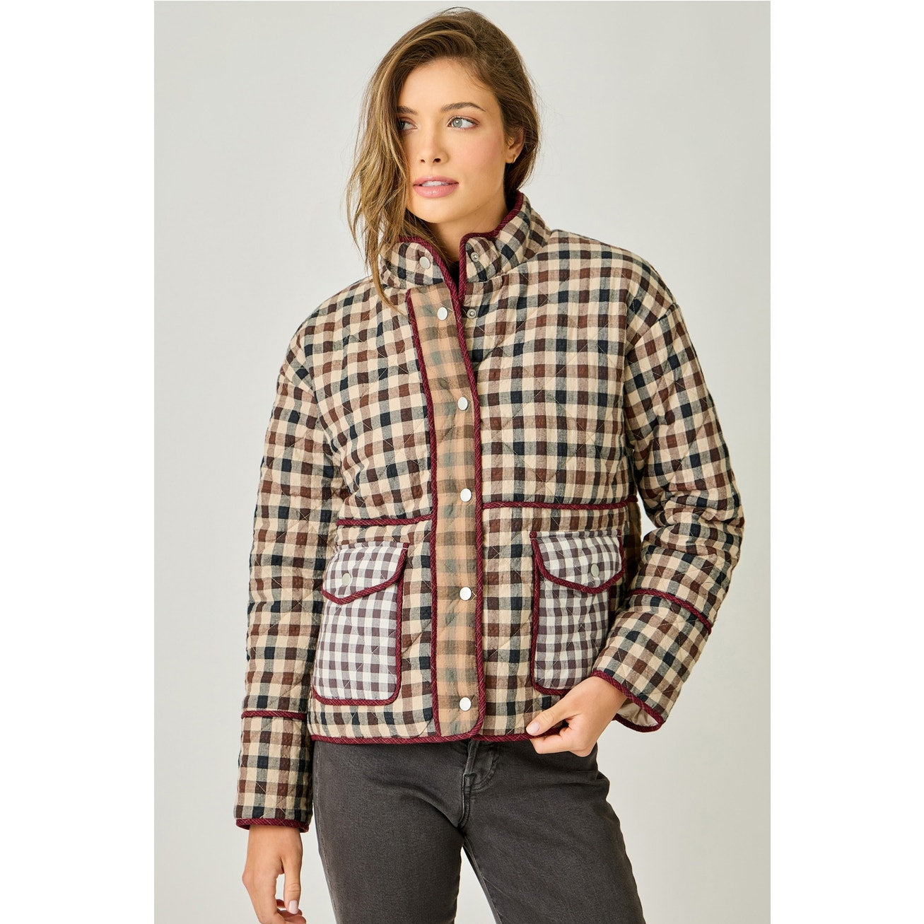 Mixed Media Quilted Jacket