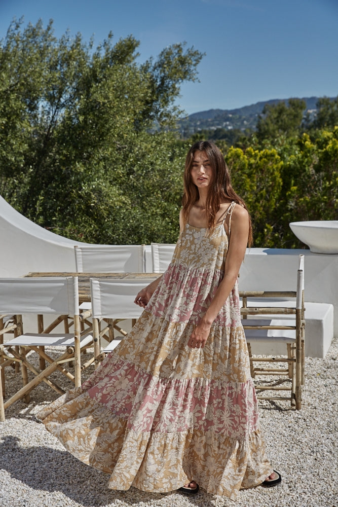 By Together Golden Hour Floral Maxi Dress