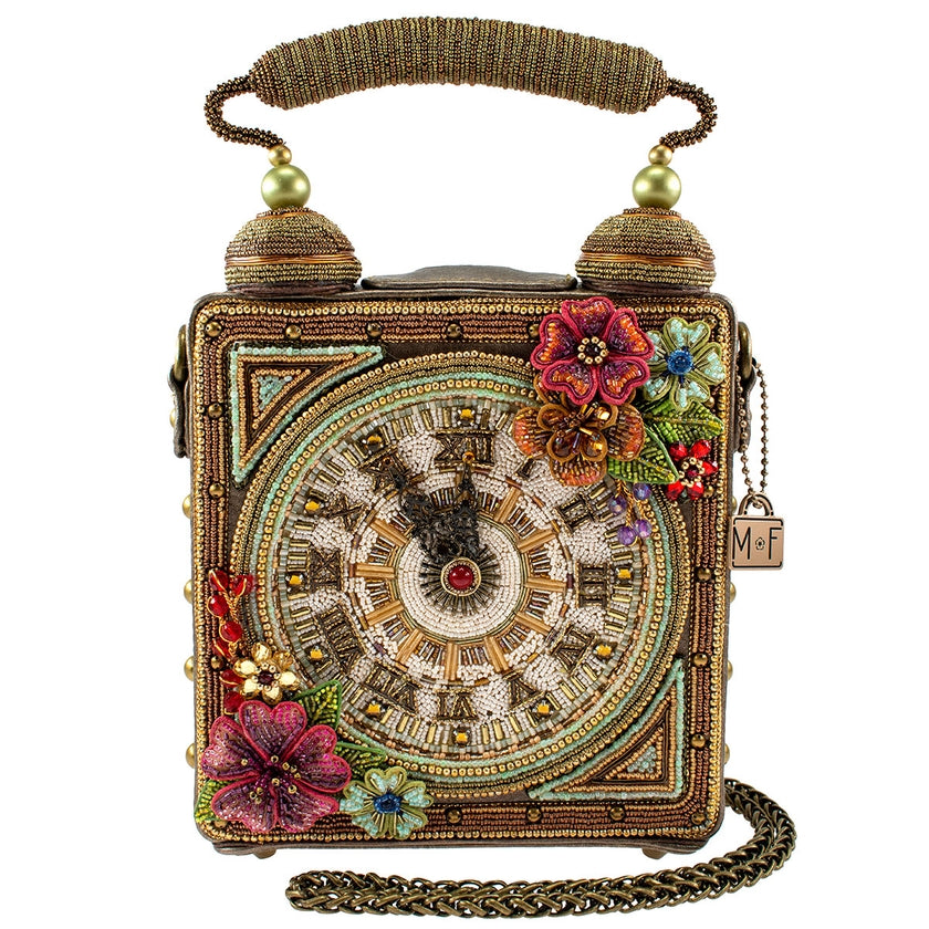 Sac à main à poignée supérieure avec horloge « Time of Your Life » de Mary Frances