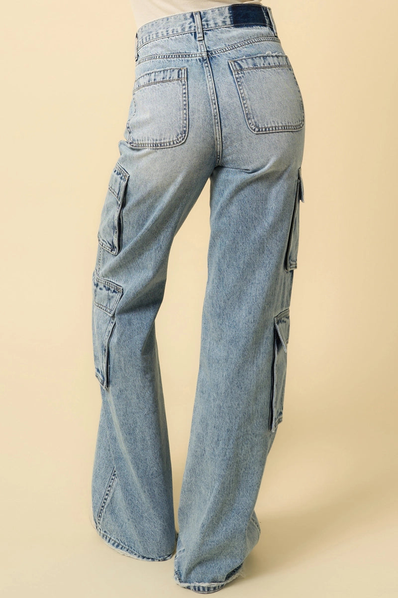 Insane Gene Crossover Relaxed Cargo Jeans