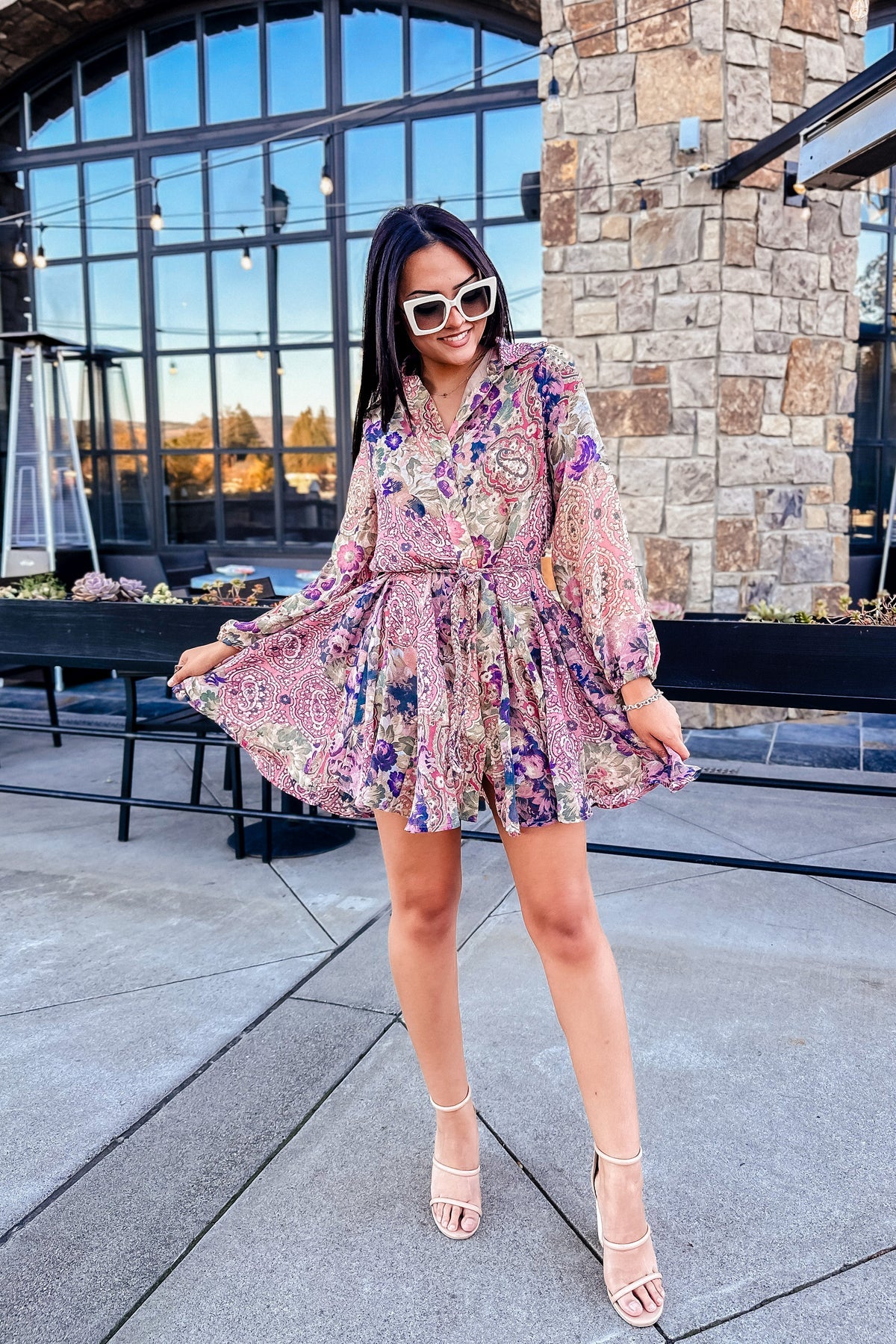 Simply Biased Flared Mini Dress – Wild Luxe Boutique