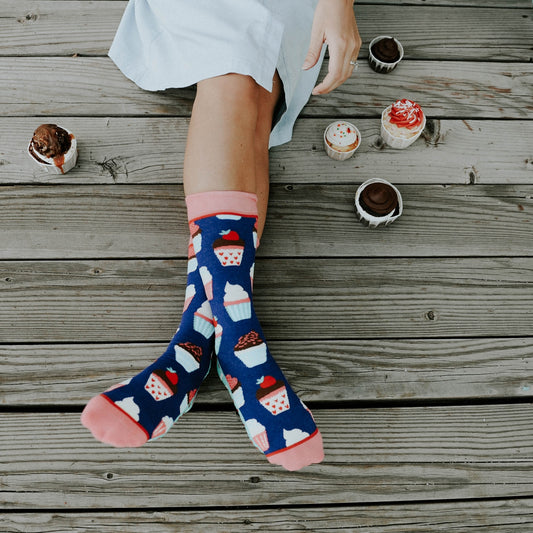 Cupcake Socks - Wild Luxe Boutique