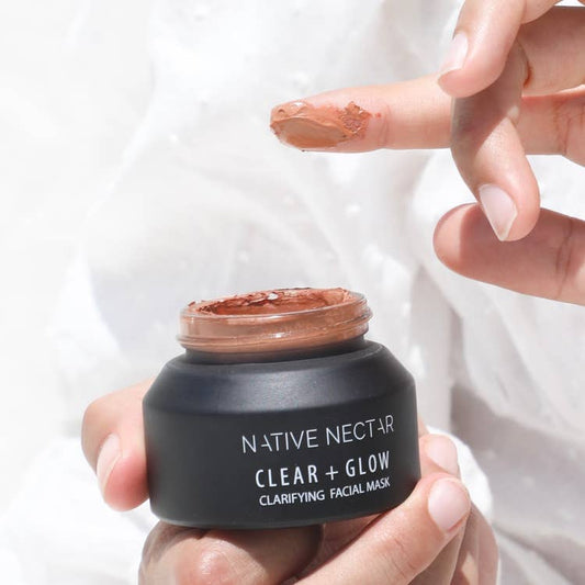 Clear + Glow Clarifying Facial Mask - Wild Luxe Boutique