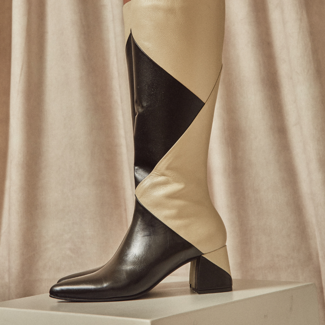 Bari Leather Knee High Boots