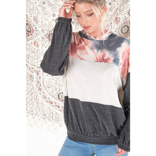 Tie Dye French Terry Hoodie - Wild Luxe Boutique