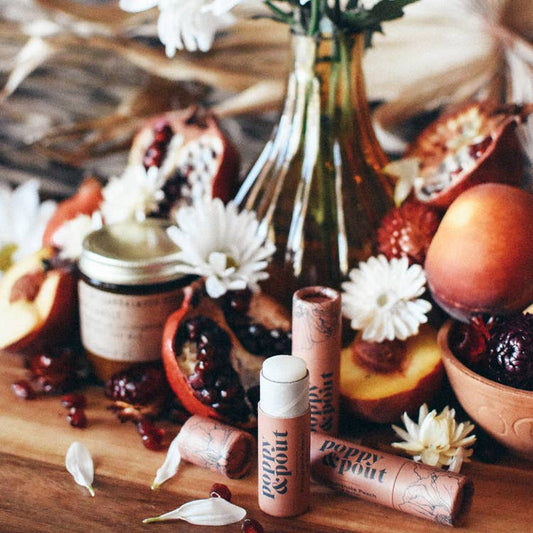 Pomegranate Peach Lip Balm - Wild Luxe Boutique