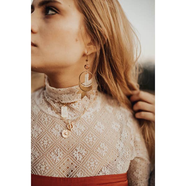 Stay Curious Earrings - Wild Luxe Boutique