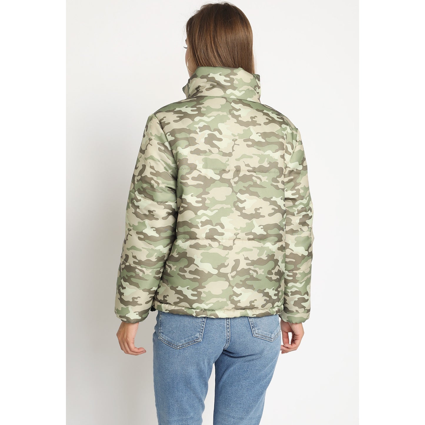 Camo Puffer Jacket - Wild Luxe Boutique