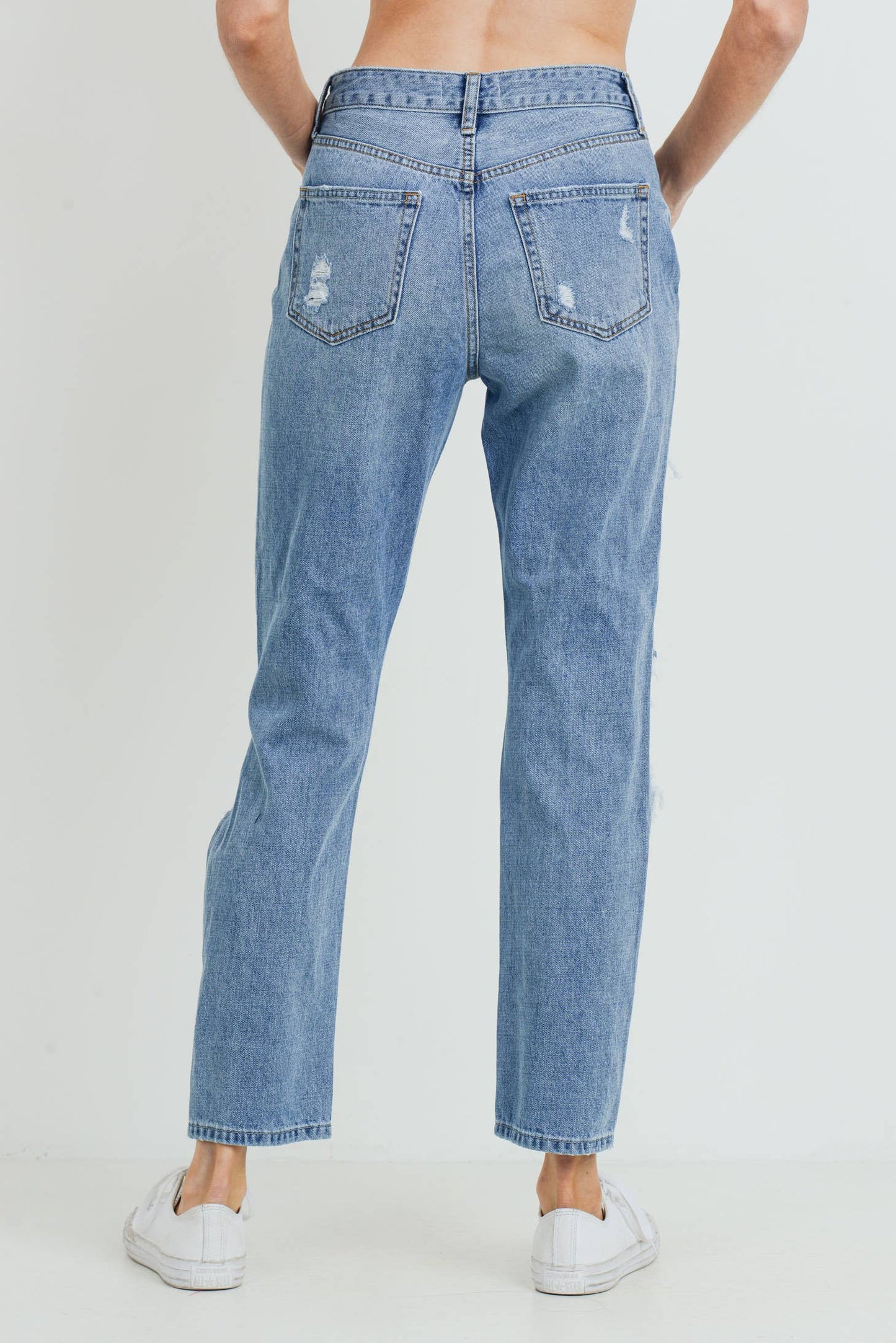 JBD Cordelia Super Destroyed Girl Friend Jeans