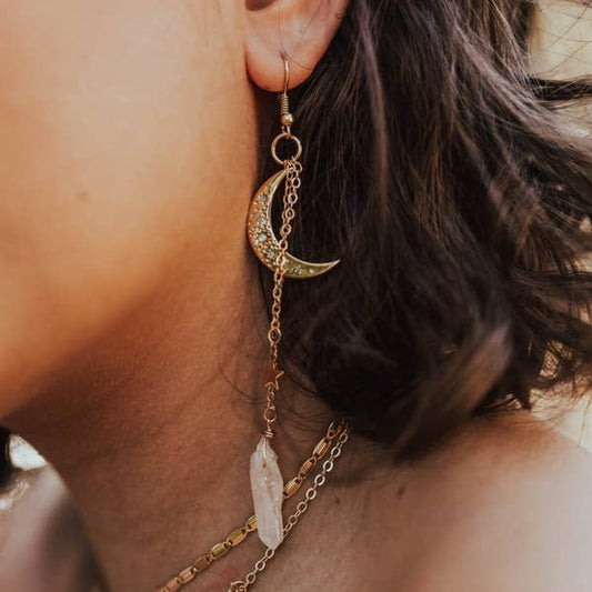 Land Far Away Earrings - Wild Luxe Boutique