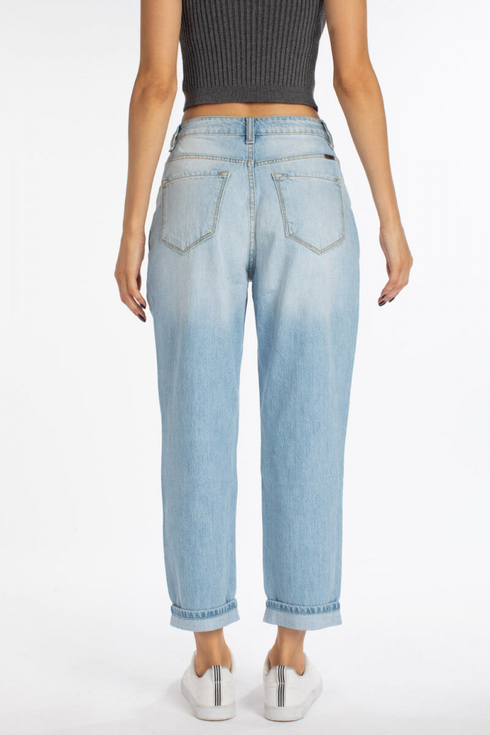 Ella High-Rise Boyfriend Jeans - Wild Luxe Boutique