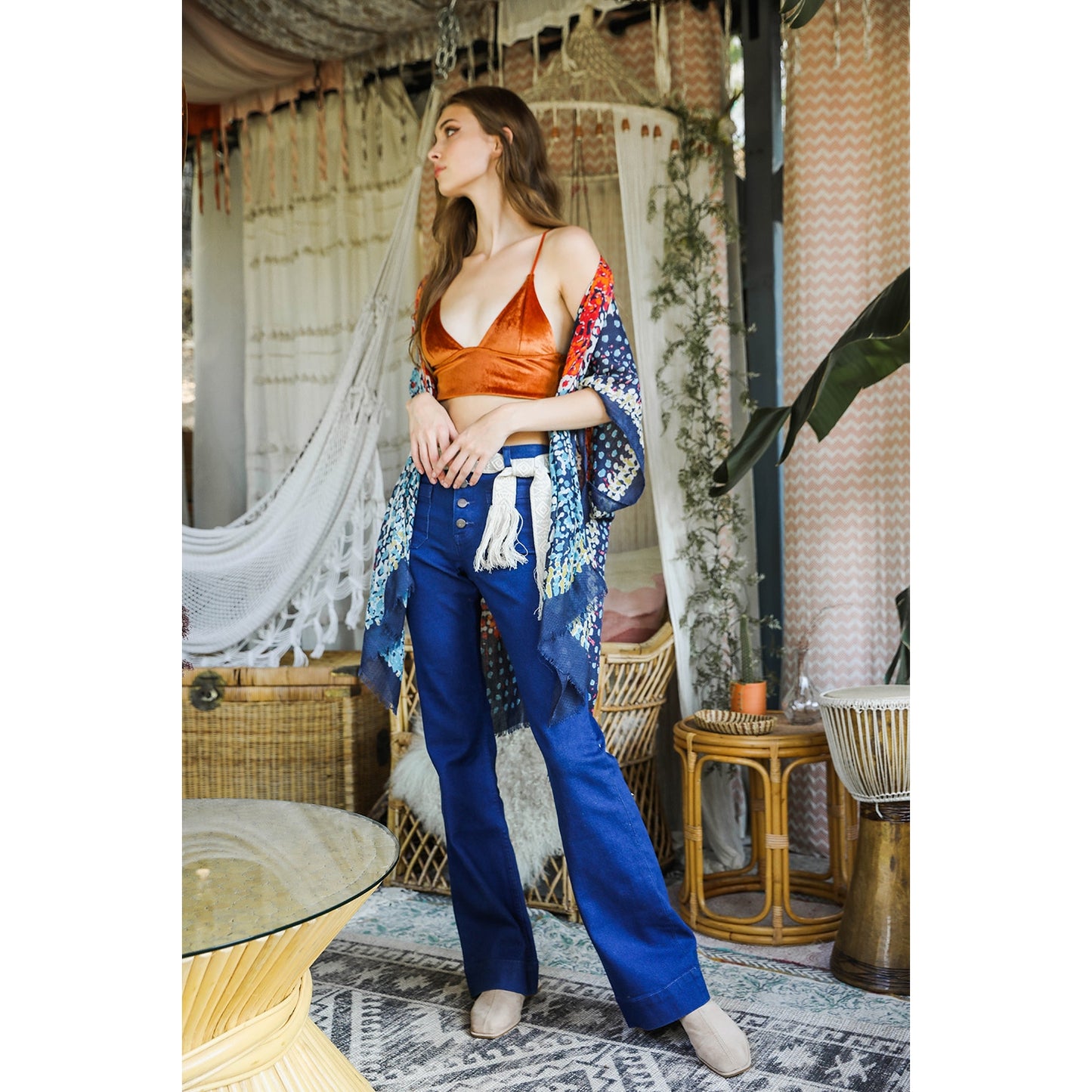 Velvet Longline Bralette - Wild Luxe Boutique
