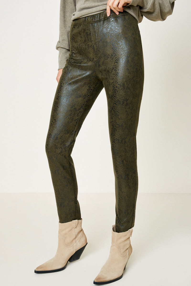 Snakeskin Pants - Wild Luxe Boutique