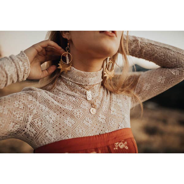 Stay Curious Earrings - Wild Luxe Boutique