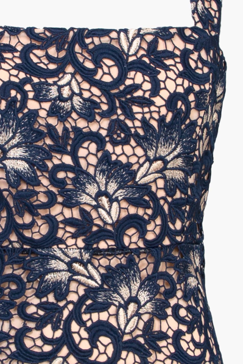 Adelyn Rae Raina - Robe midi bicolore thé