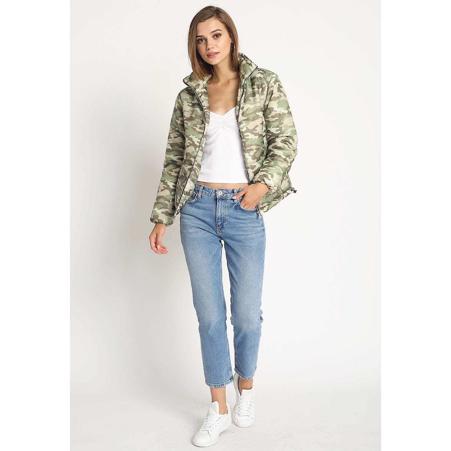 Camo Puffer Jacket - Wild Luxe Boutique