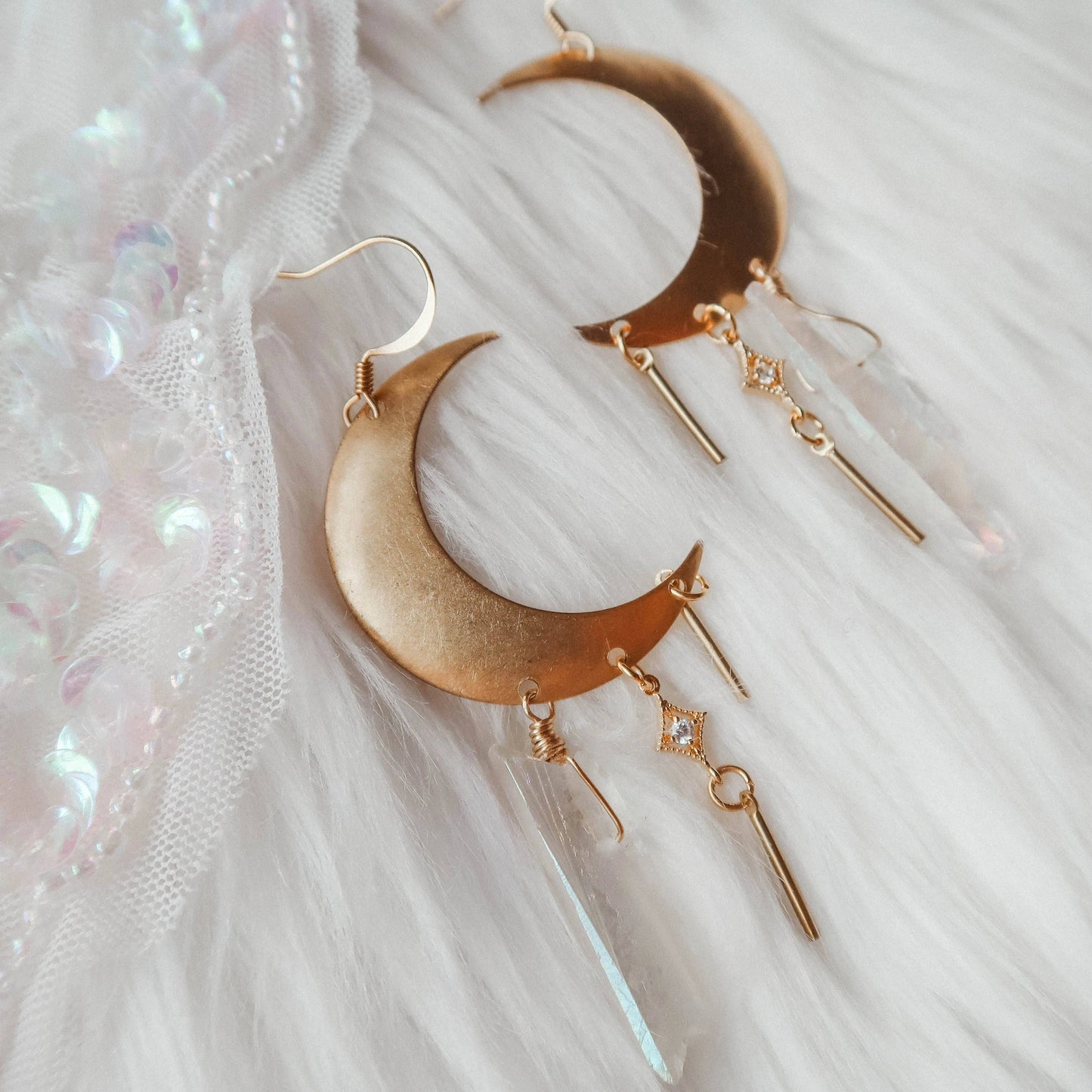 But Darling What if You Fly Earrings - Gold - Wild Luxe Boutique