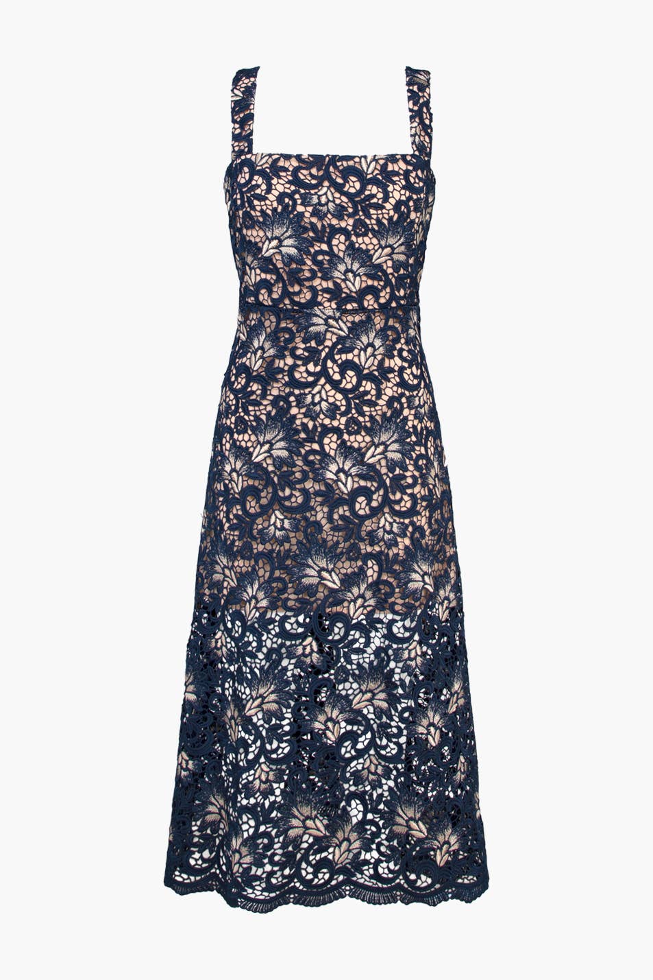 Adelyn Rae Raina - Robe midi bicolore thé
