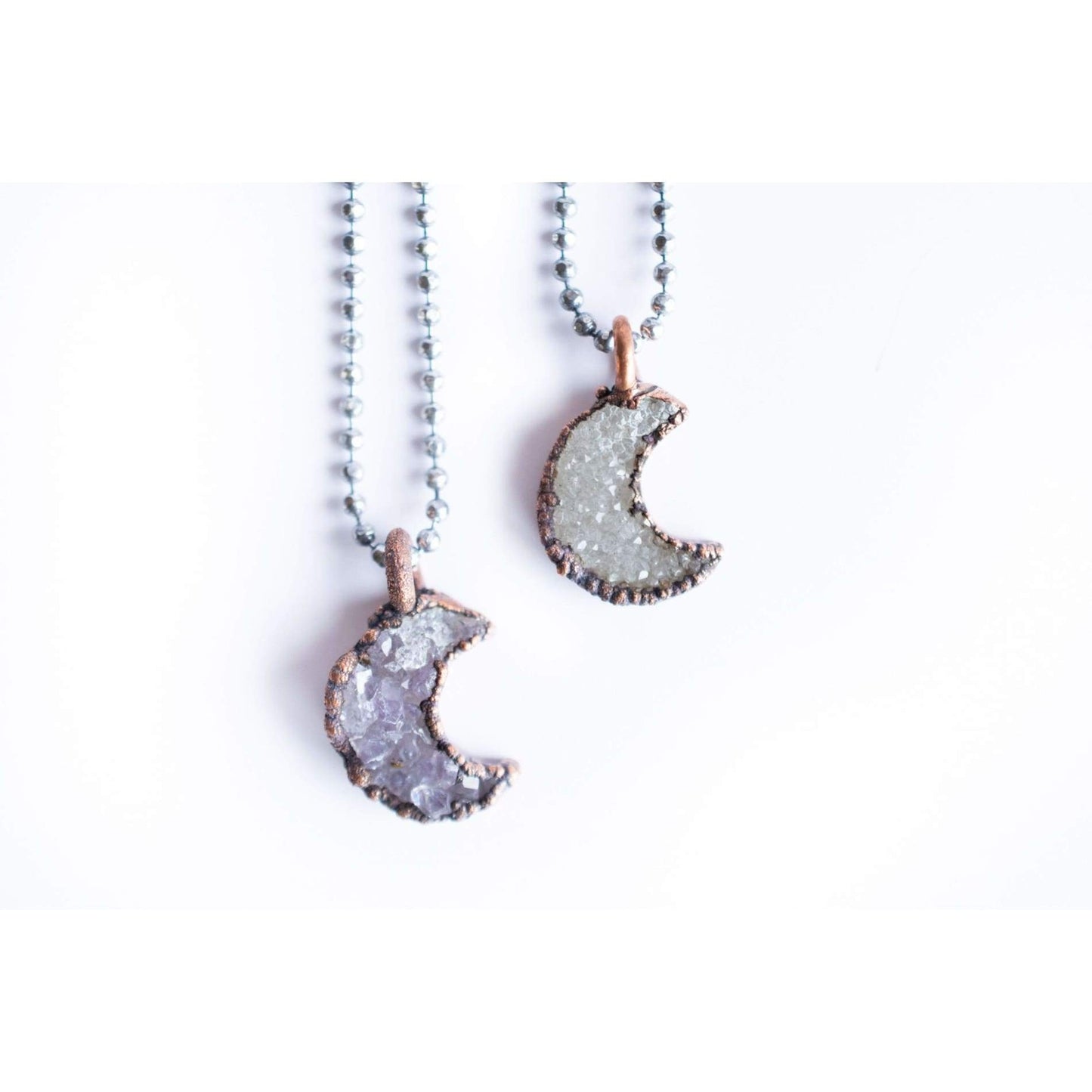 Raw Electroformed Crystal Necklace - Wild Luxe Boutique