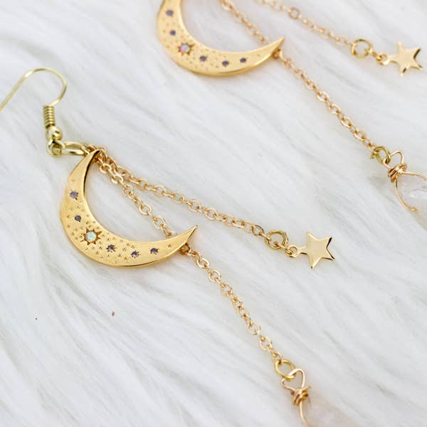 Land Far Away Earrings - Wild Luxe Boutique