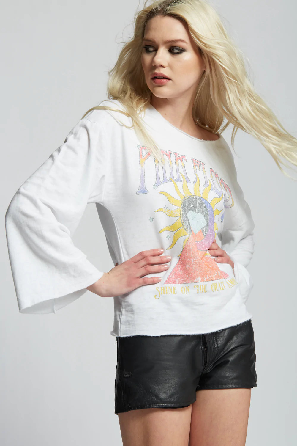 Pink Floyd Shine on Bell Sleeve Tee