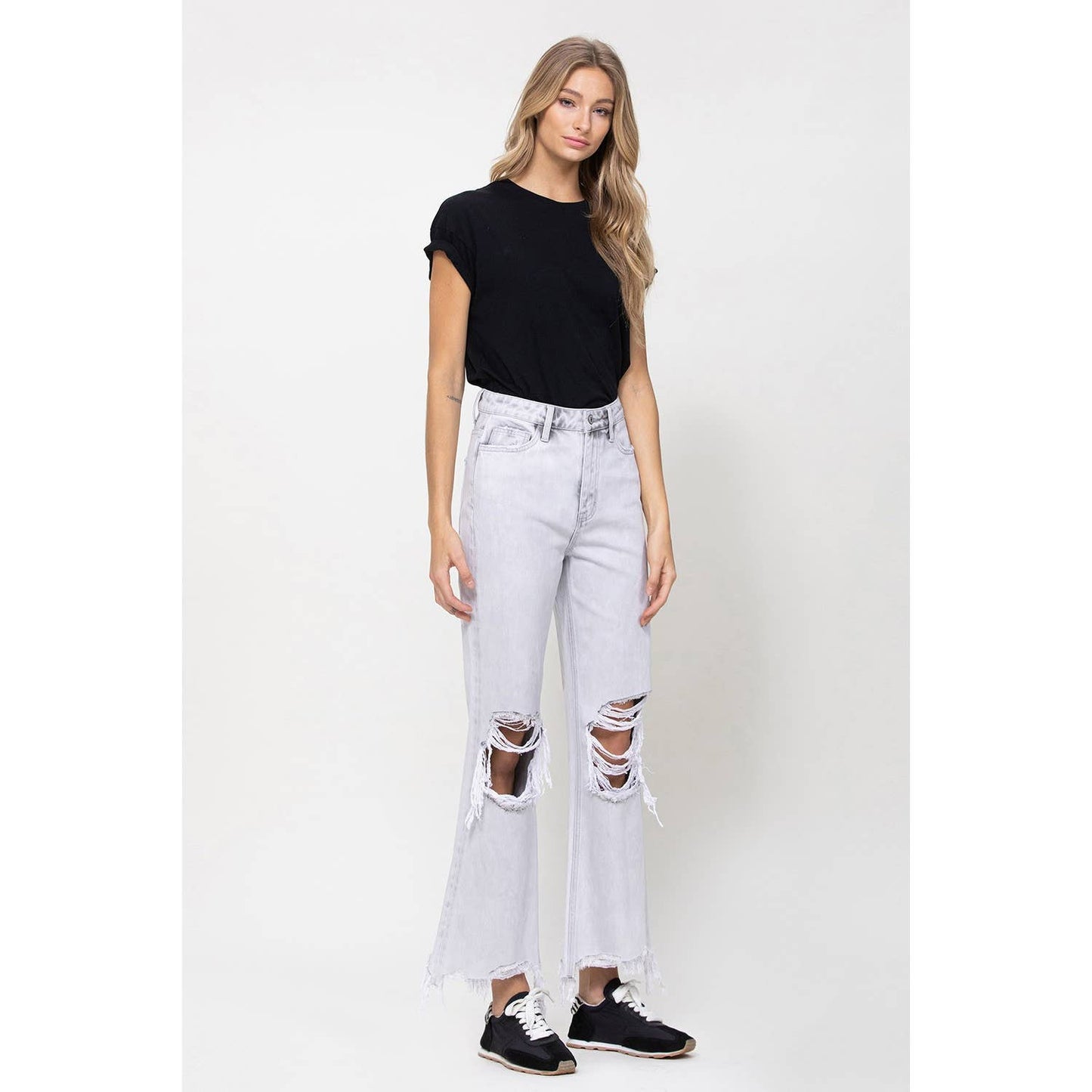 Jasmine 90’s Vintage Ankle Flare Jeans - Wild Luxe Boutique