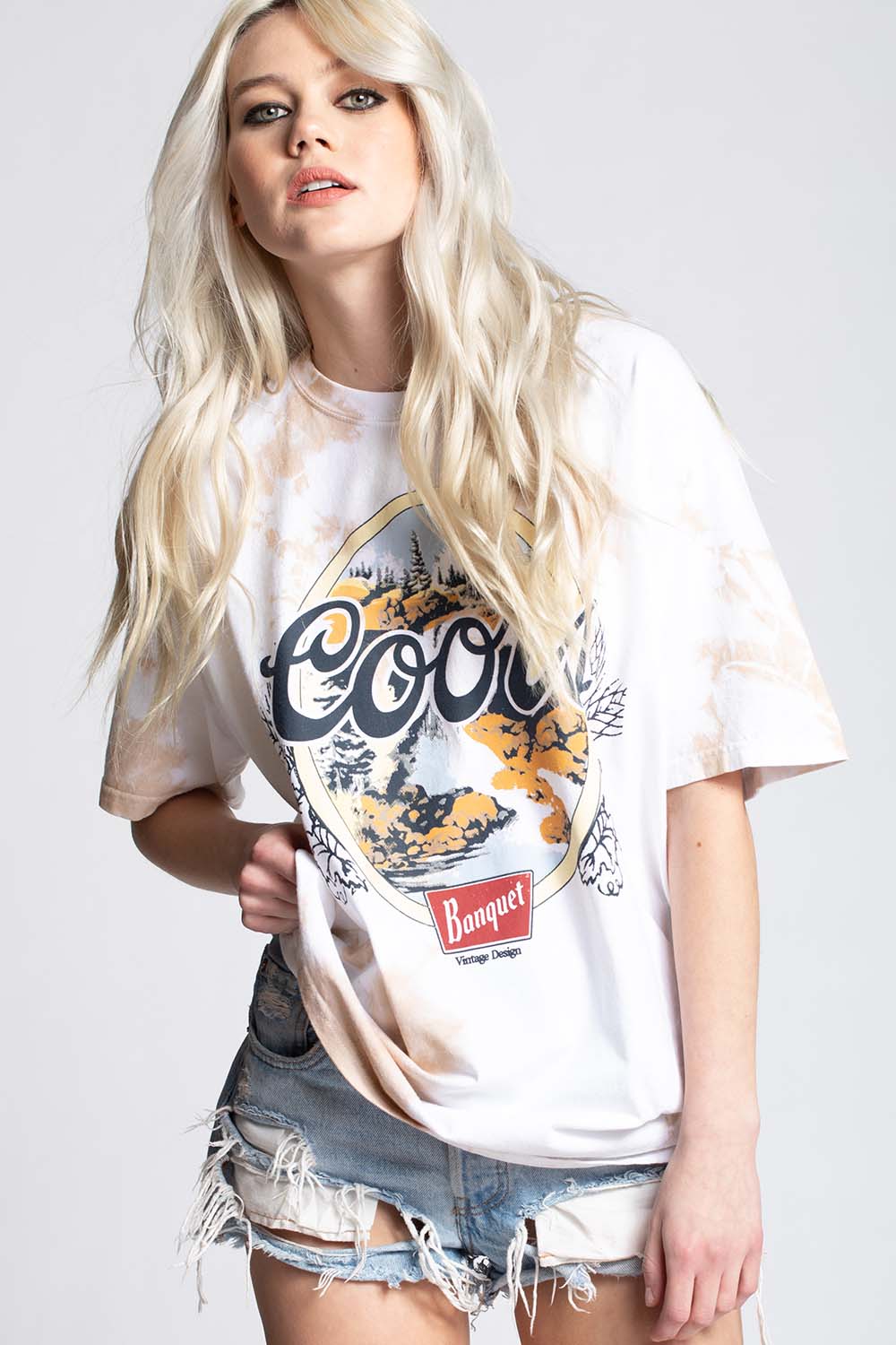 Tie Dye Coors Banquet SS Tee