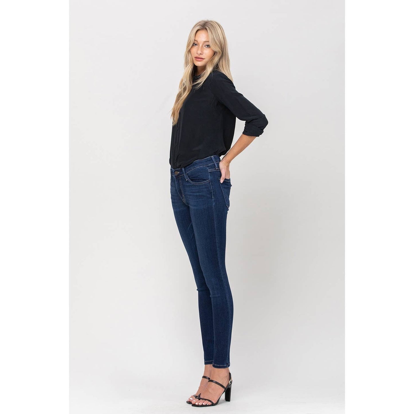 Masie Mid-Rise Ankle Skinny Jeans - Wild Luxe Boutique
