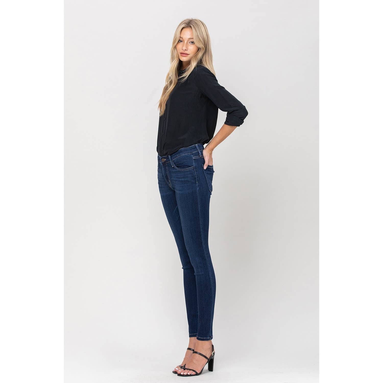 Masie Mid-Rise Ankle Skinny Jeans - Wild Luxe Boutique