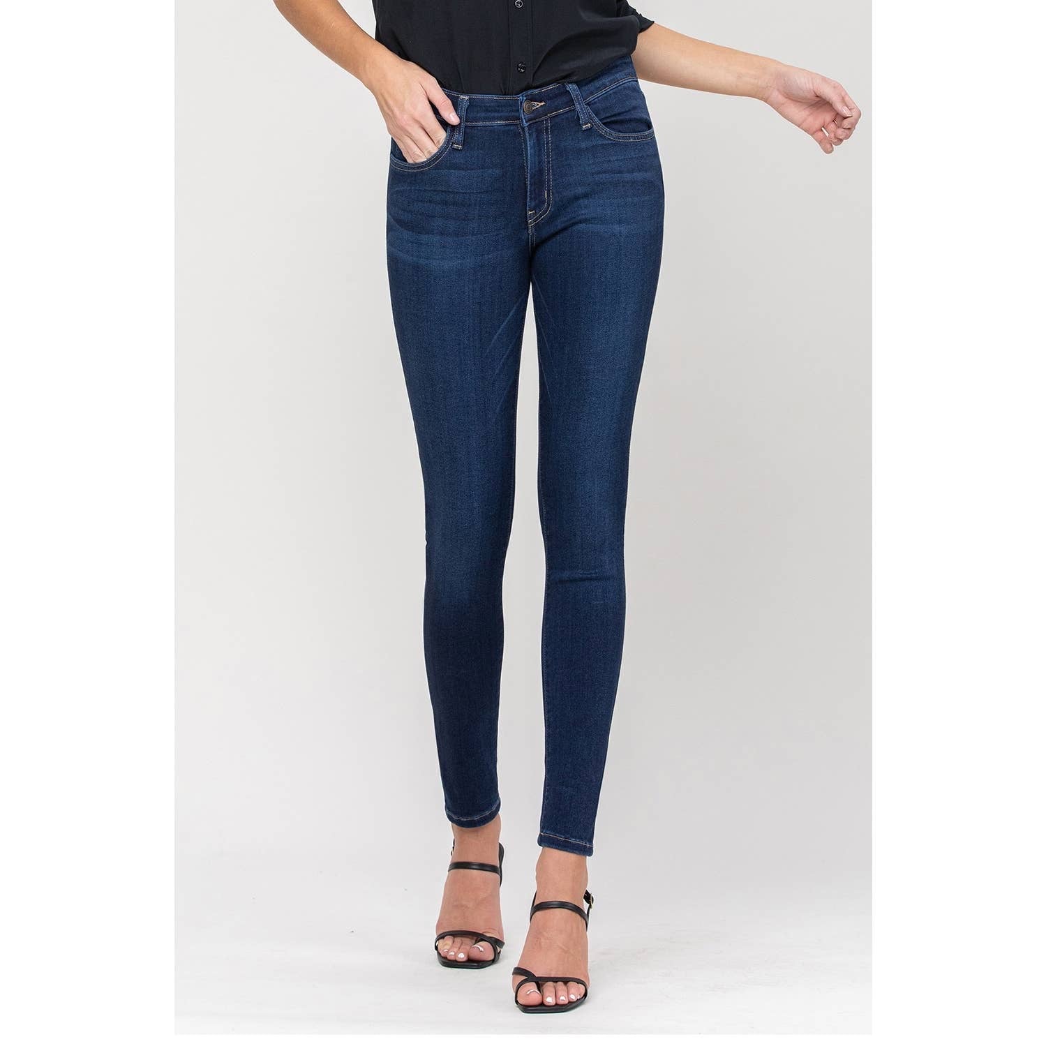 Masie Mid-Rise Ankle Skinny Jeans - Wild Luxe Boutique