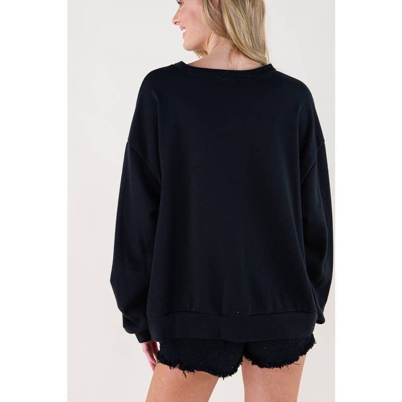 Def Leppard Graphic Sweatshirt - Wild Luxe Boutique