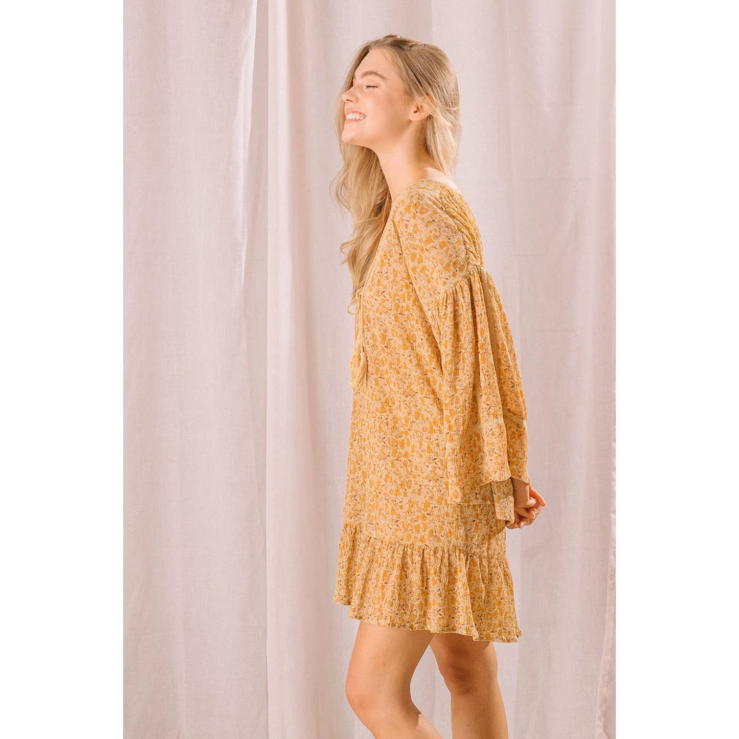 Bohemian Shift Mini Dress