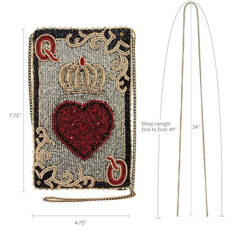 Mary Frances “Queen of Hearts” Phone Crossbody Bag - Wild Luxe Boutique