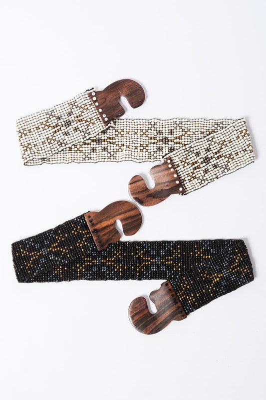 Starburst Beaded Belt - Wild Luxe Boutique
