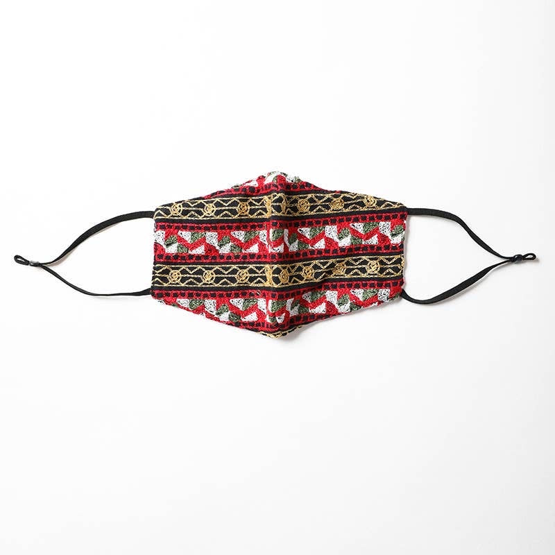 Idyllic Pattern Embroidered Face Mask - Wild Luxe Boutique