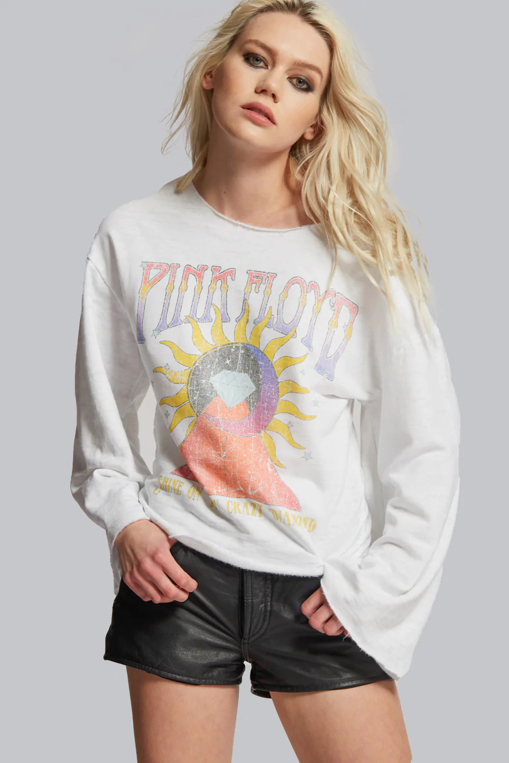 Pink Floyd Shine on Bell Sleeve Tee