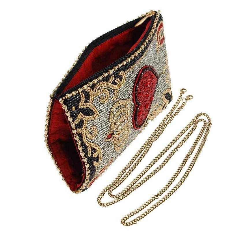 Mary Frances “Queen of Hearts” Phone Crossbody Bag - Wild Luxe Boutique