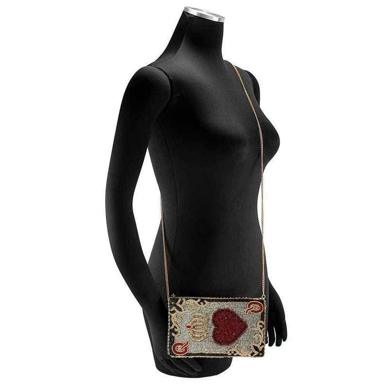 Mary Frances “Queen of Hearts” Phone Crossbody Bag - Wild Luxe Boutique