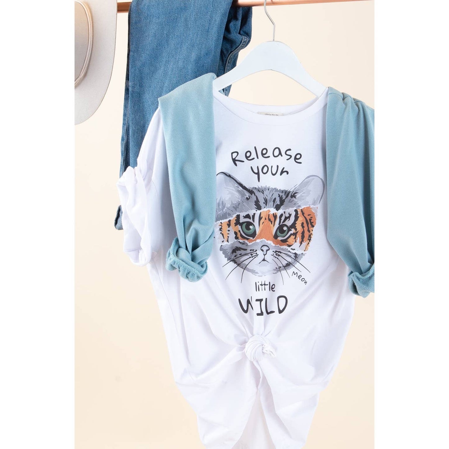 Release Your Little Wild Graphic Tee - Wild Luxe Boutique